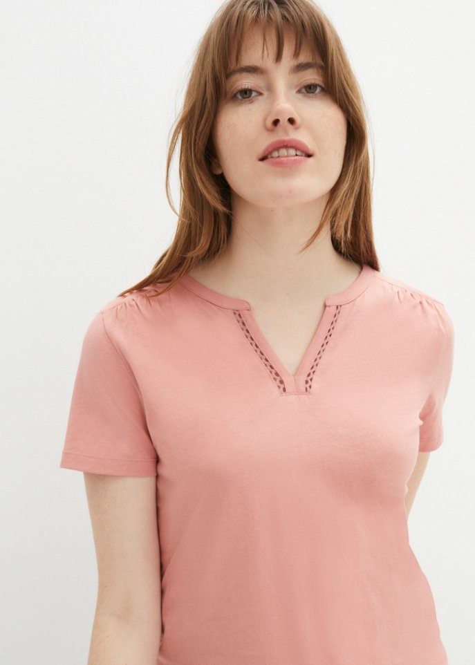 Shirt mit dekorativem Ausschnitt