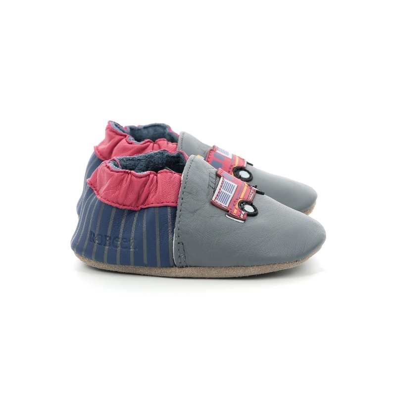 Chaussons cuir tannage vegetal Emergency Fire