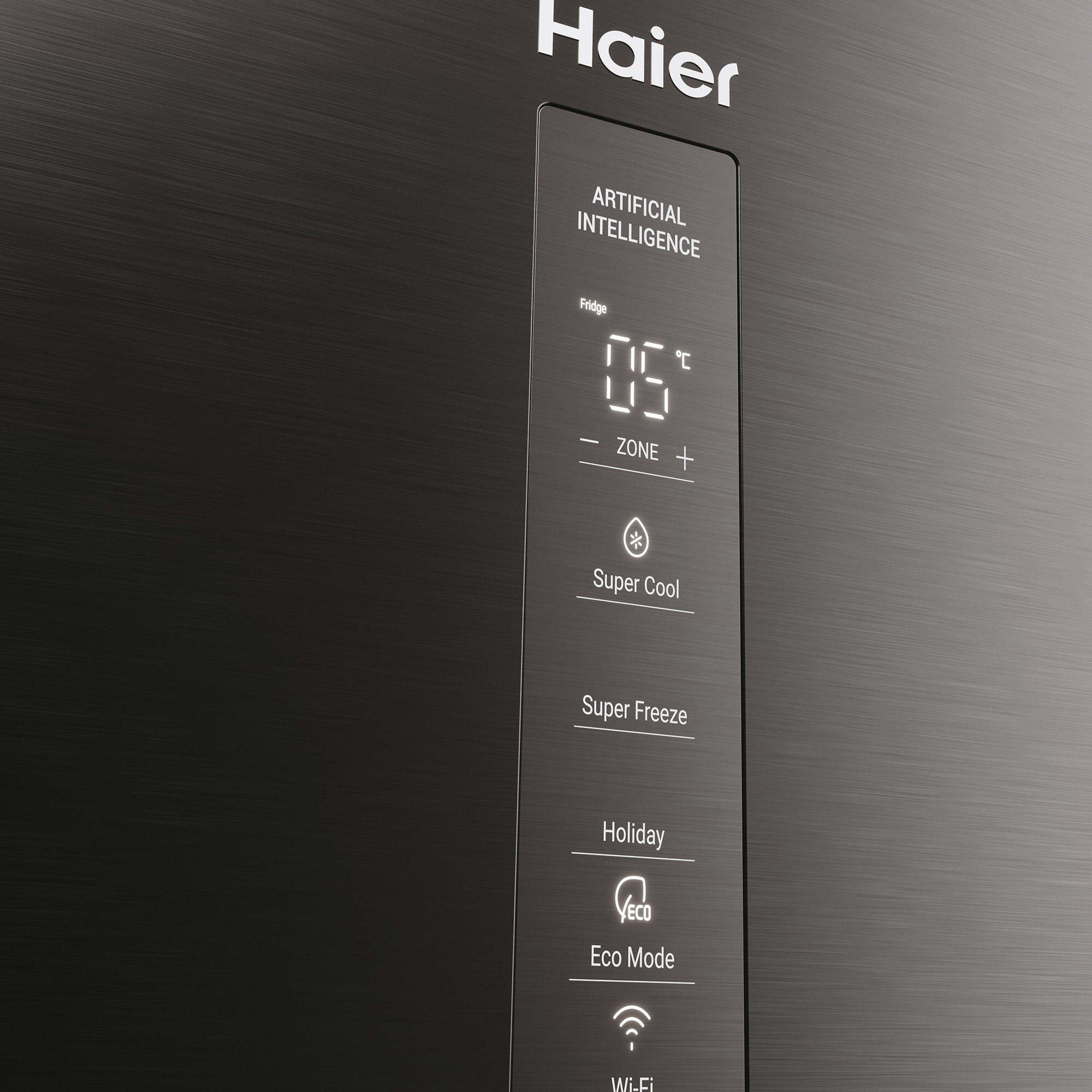 Haier Kühl-/Gefrierkombination HDPW5620ANPD, 205 cm hoch, 59.5 cm breit, Elektronische Temperaturregelung, My Zone Pro, WIFI connected