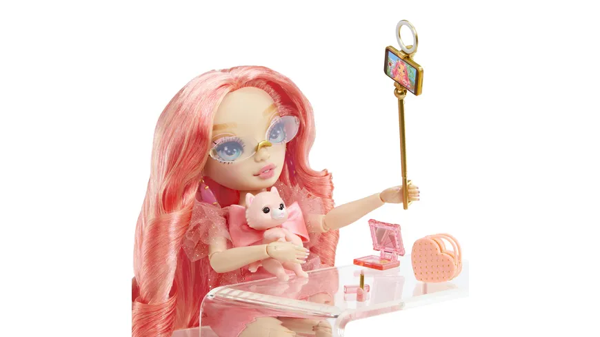 Rainbow High New Friends Fashion Doll - Pinkly Page (Pink)