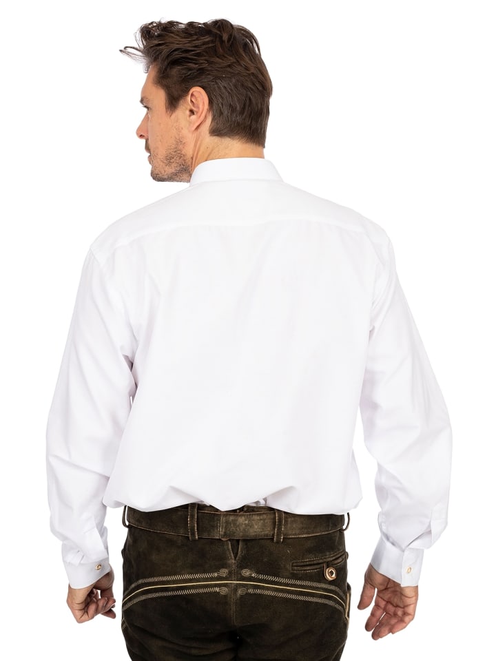 Almsach Stehkragenhemd LF103 in weiß günstig kaufen