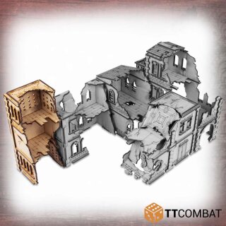 Ruined Modular Villetta Triplicare Rosa