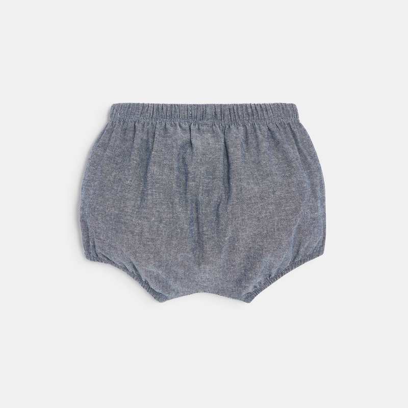 Robe à rayures et bloomer bébé fille bleue Absorba