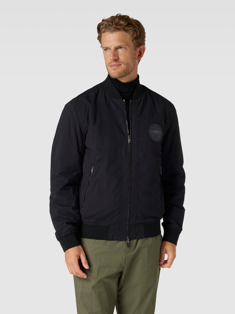 Jacke mit Label-Patch - Porsche X Boss Collection in schwarz