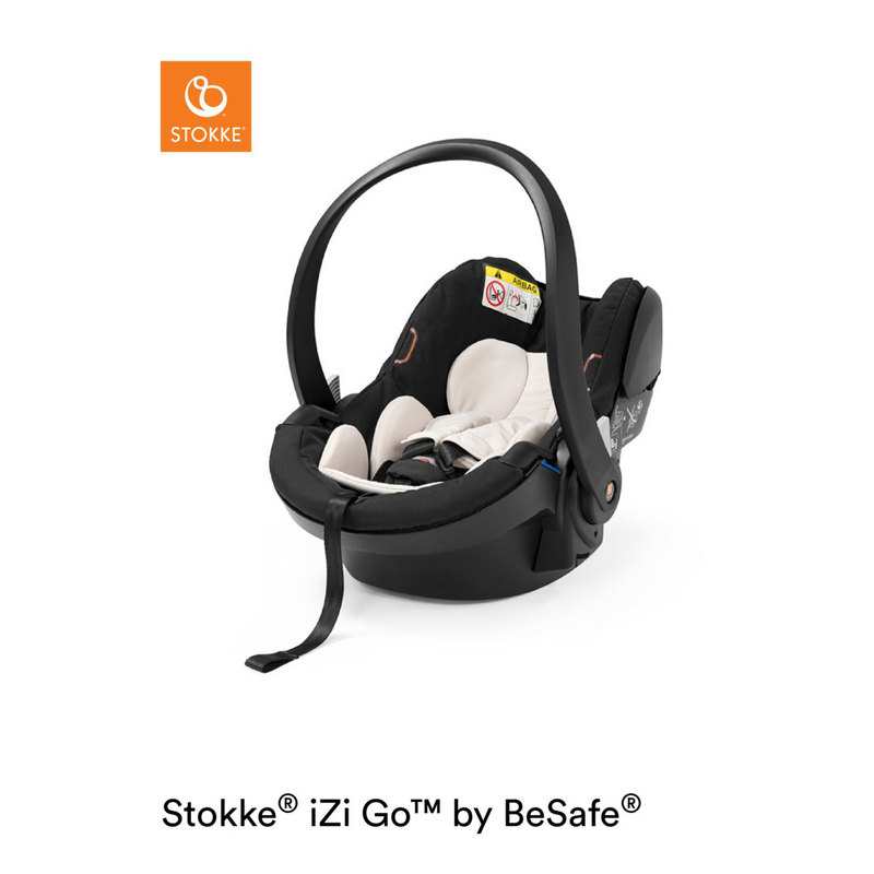 Siège-auto groupe 0/0+ Izi Go Modular noir avec adaptateurs pour poussettes Stokke