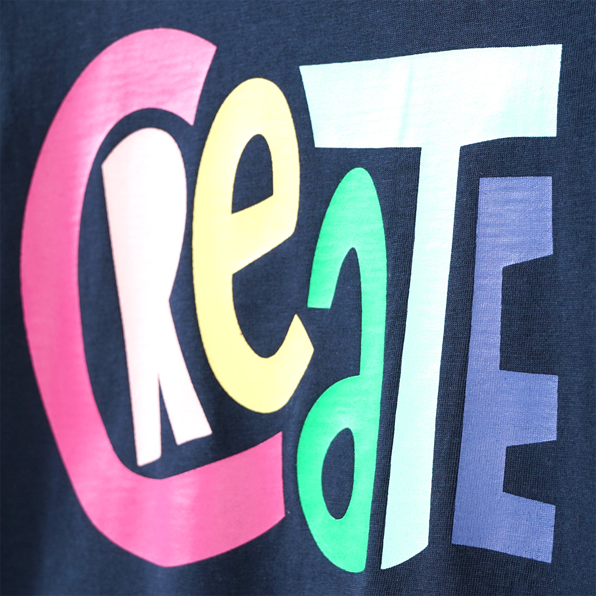 Mädchen Langarmshirt mit Message-Print
