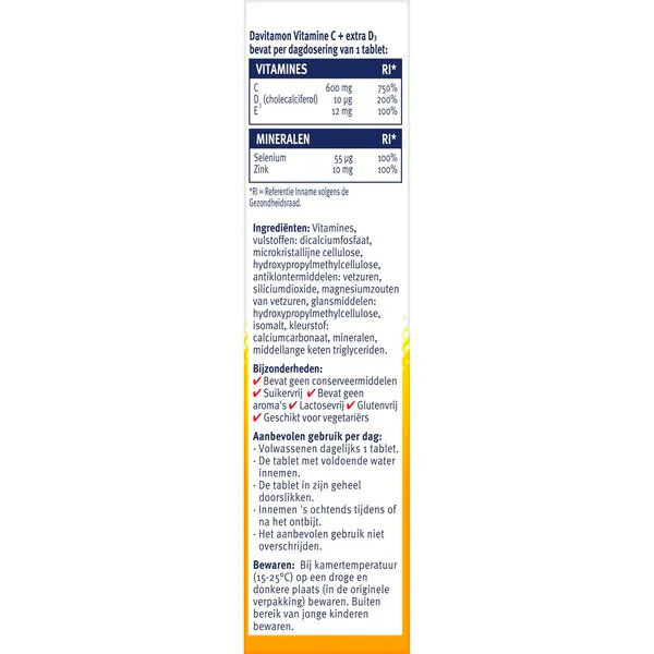 Davitamon Vitamin C Forte Extra D3 Time-Release Tablets 42 tablets
