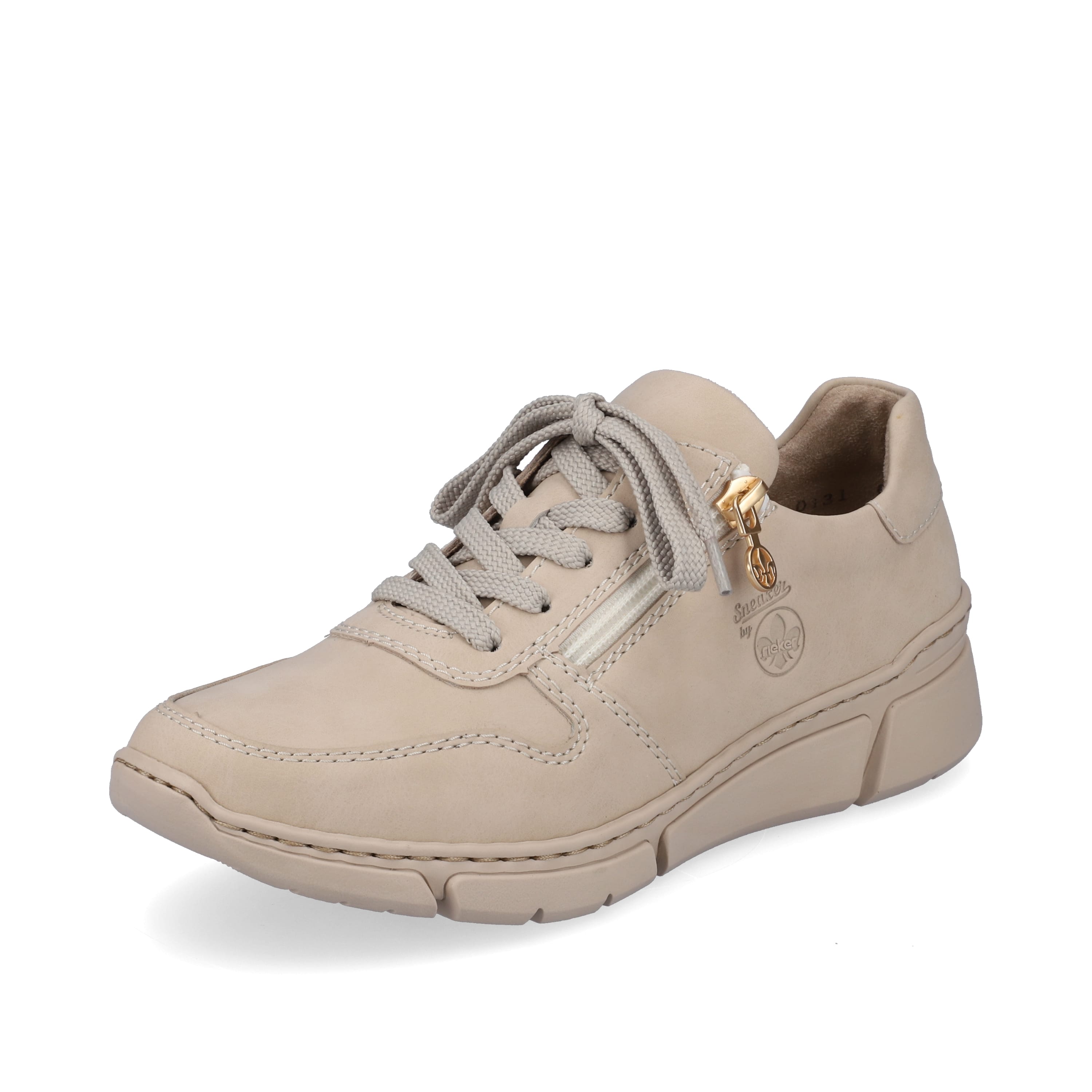 Rieker Damen Sneaker Low cremebeige
