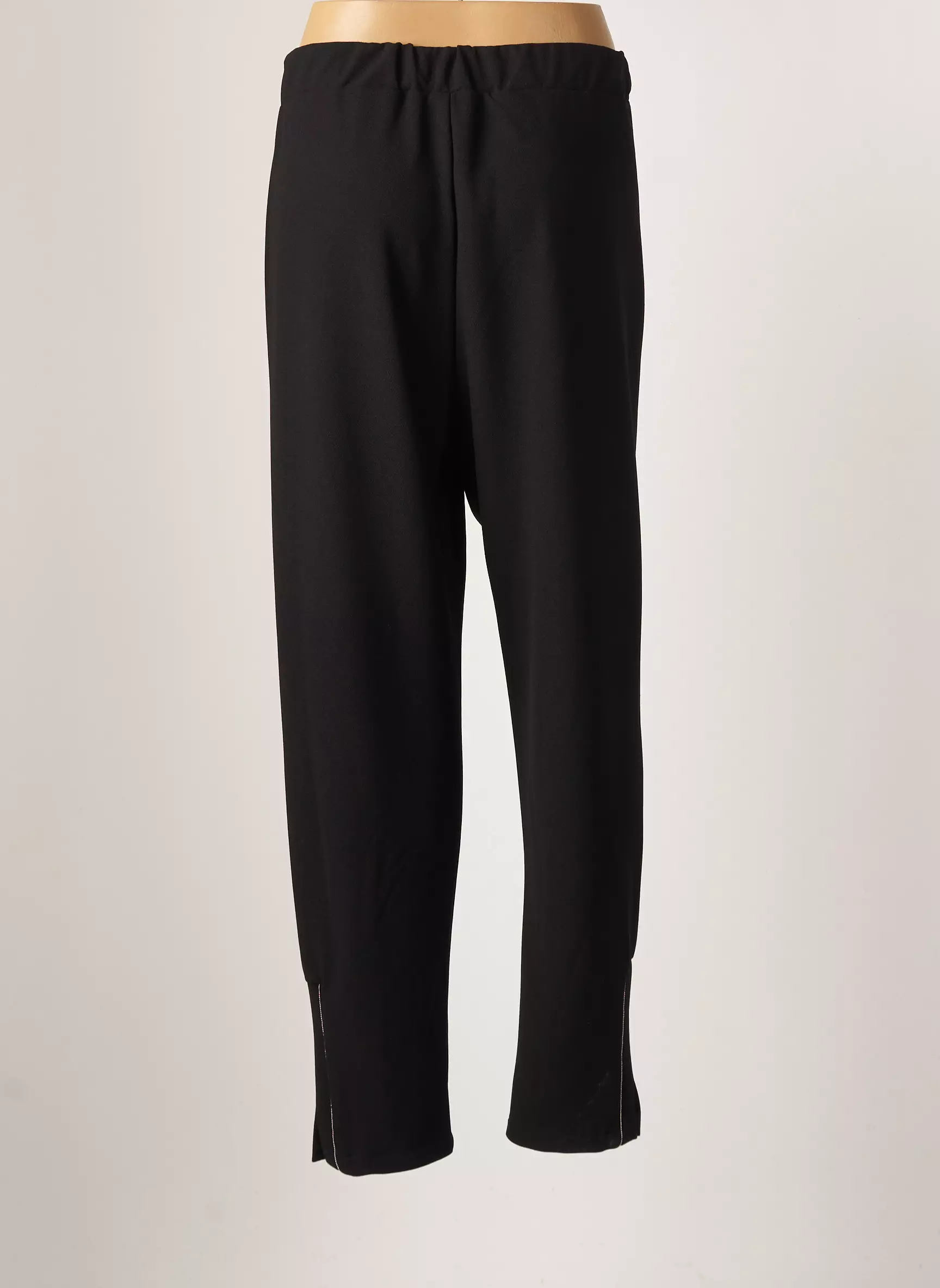 Franck Anna Pantalons Droits Femme couleur noir