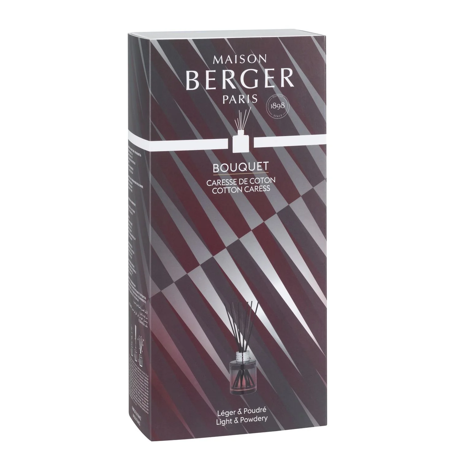 Bouquet Parfumé Dare Gris/Rose - Caresse de Coton - Diffuser