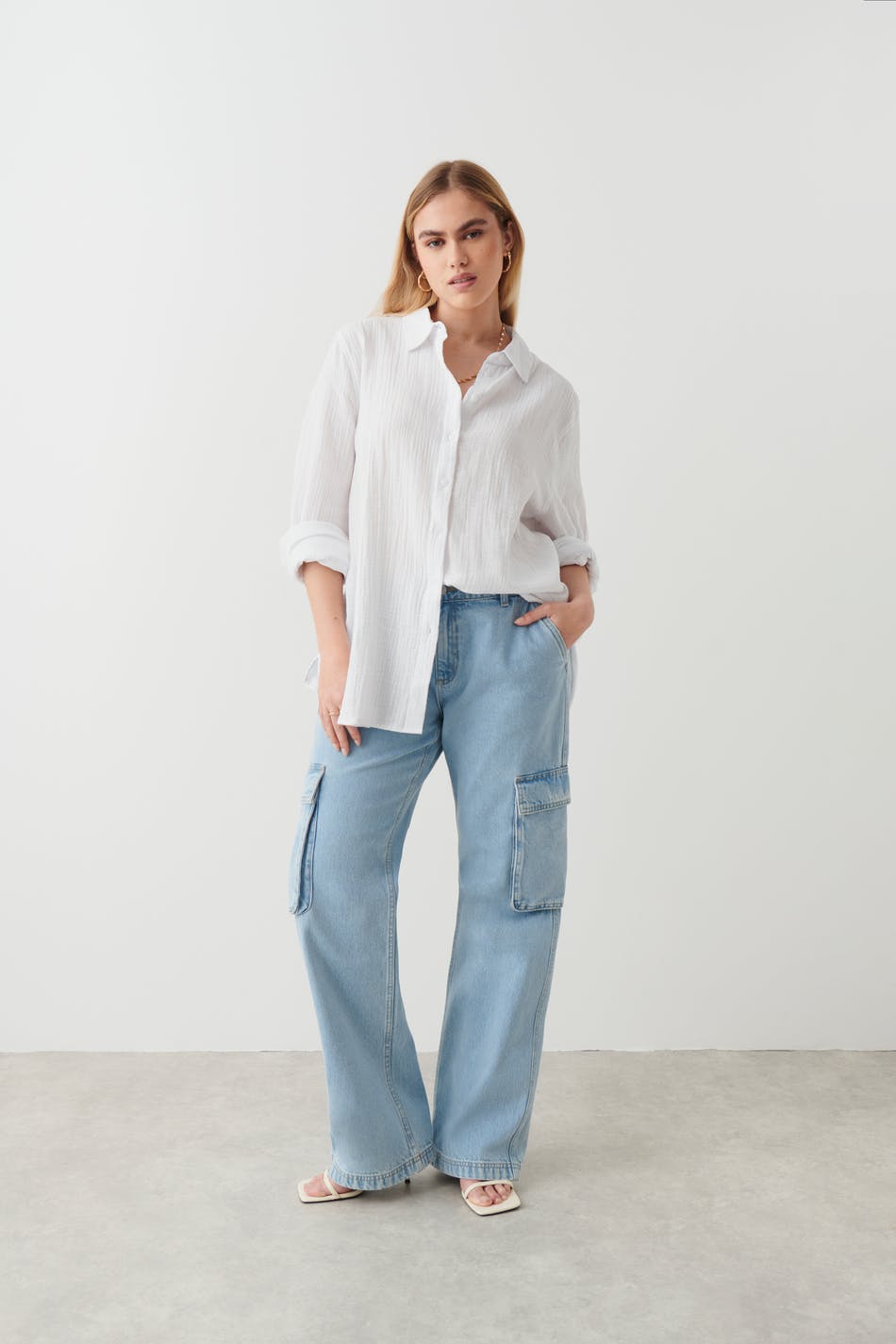 Siriana gauze shirt