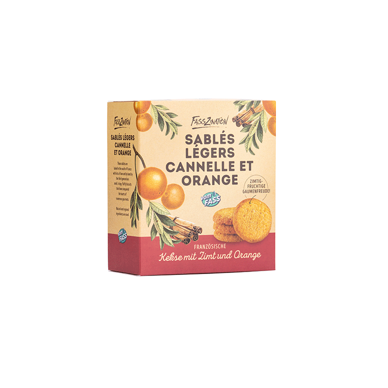 Sablés légers cannelle et orange