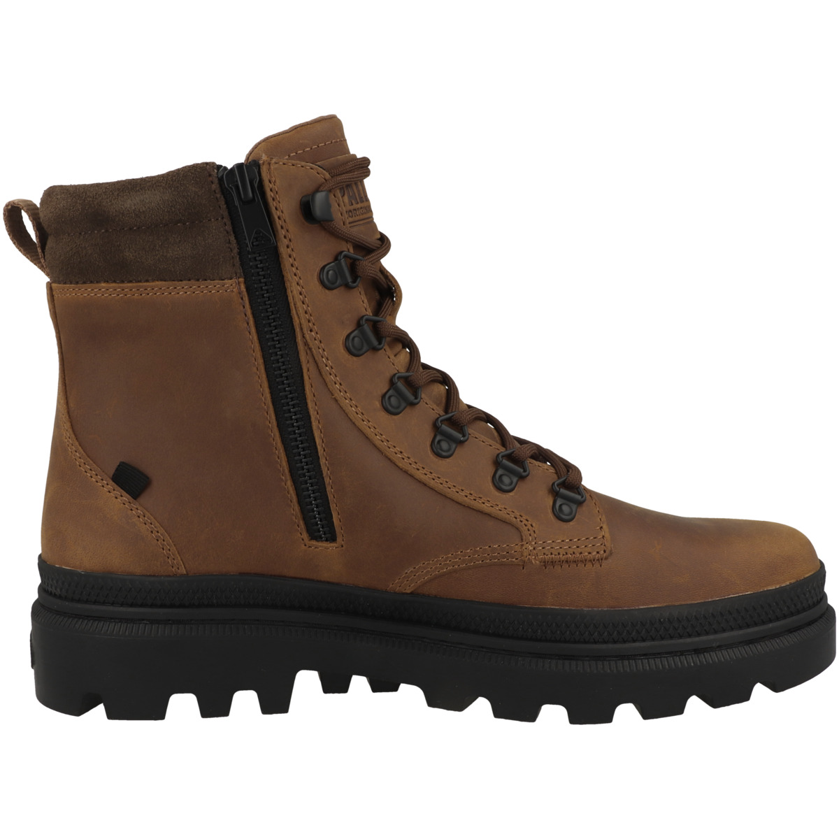 Palladium Pallatrooper Hiker Leather Schnürboots braun