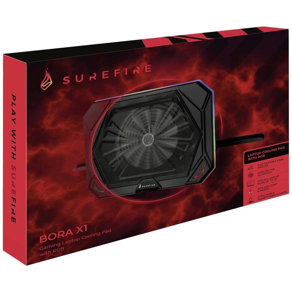 Surefire Laptoptisch SureFire Laptop-Kühler mit RGB-Beleuchtung
