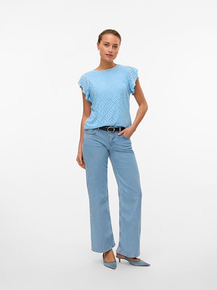 Vero Moda Shirt in Hellblau günstig kaufen