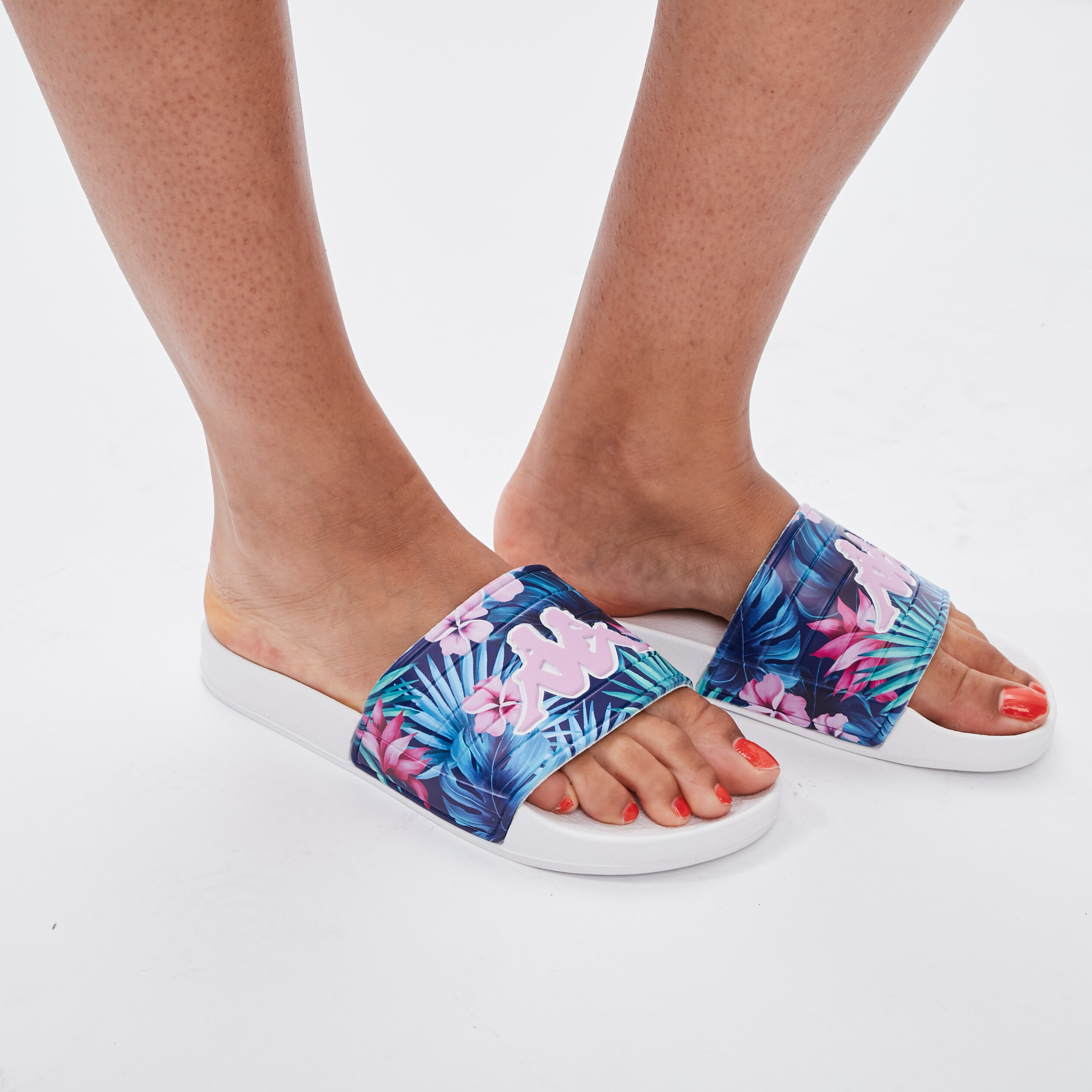 Claquettes Kappa multicolore femme | La Halle