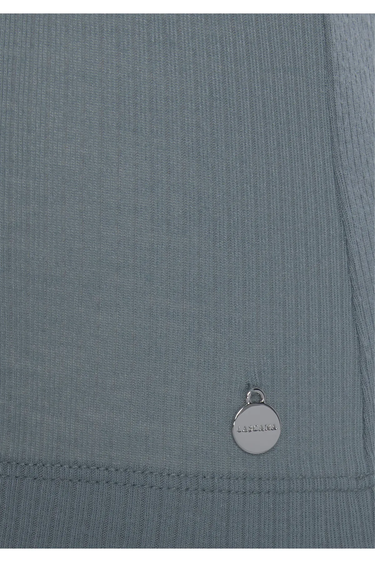 LASCANA  Pyjamaoberteil - Blau - Unifarben