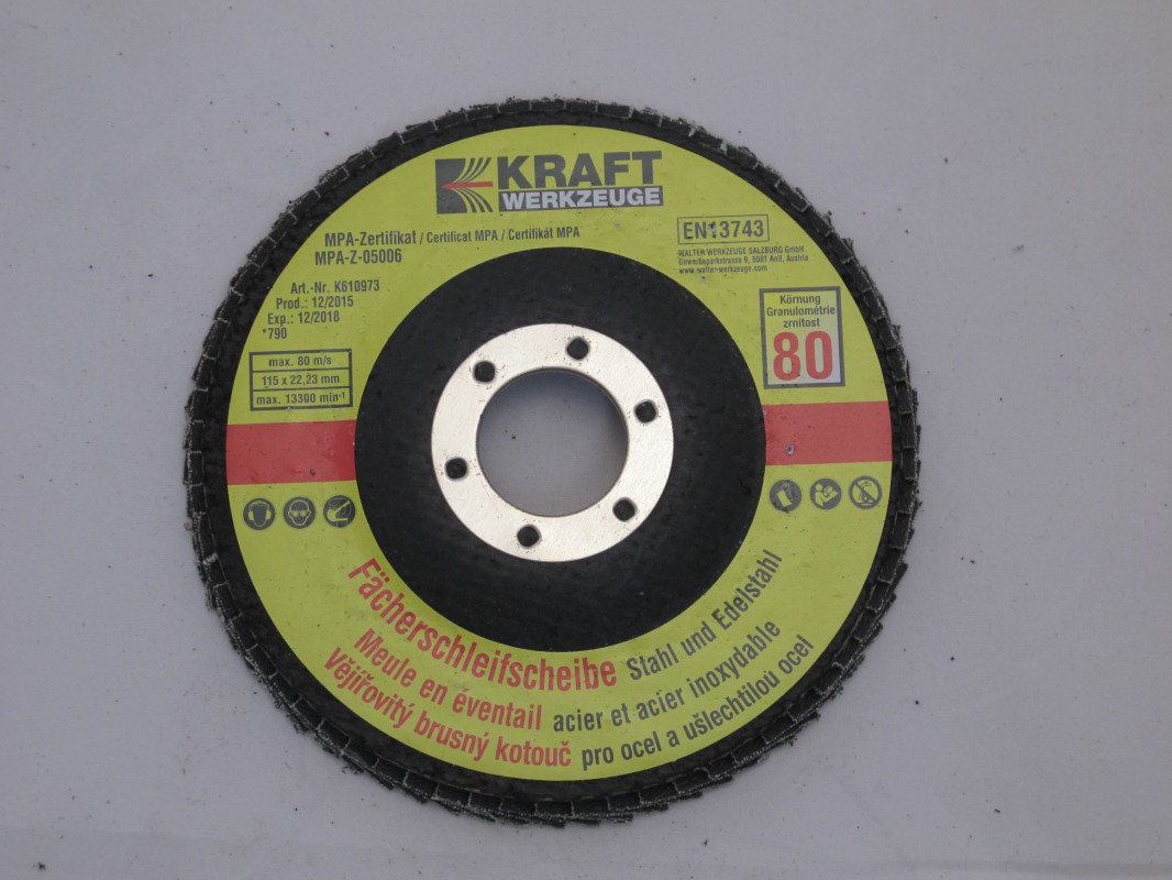 Kraft Werkzeuge Fächerscheiben-Set 5tlg.