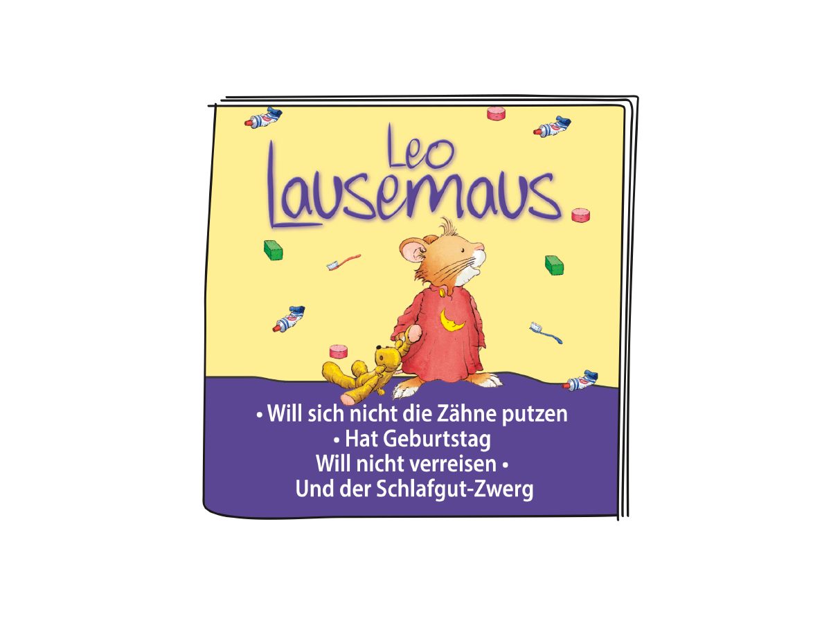tonies Hörspielfigur Leo Lausemaus - Das Original-Hörspiel zu den Büchern 3, Ab 3 Jahren