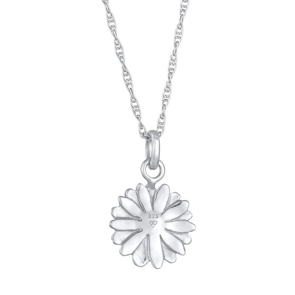 Elli Elli Collier Femmes Pendentif Marguerite été boho en argent sterling 925 Bijoux