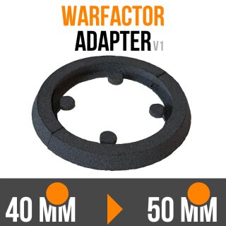 Plastic Adapters 40mm-50mm V1 (Raw Grey) (10)