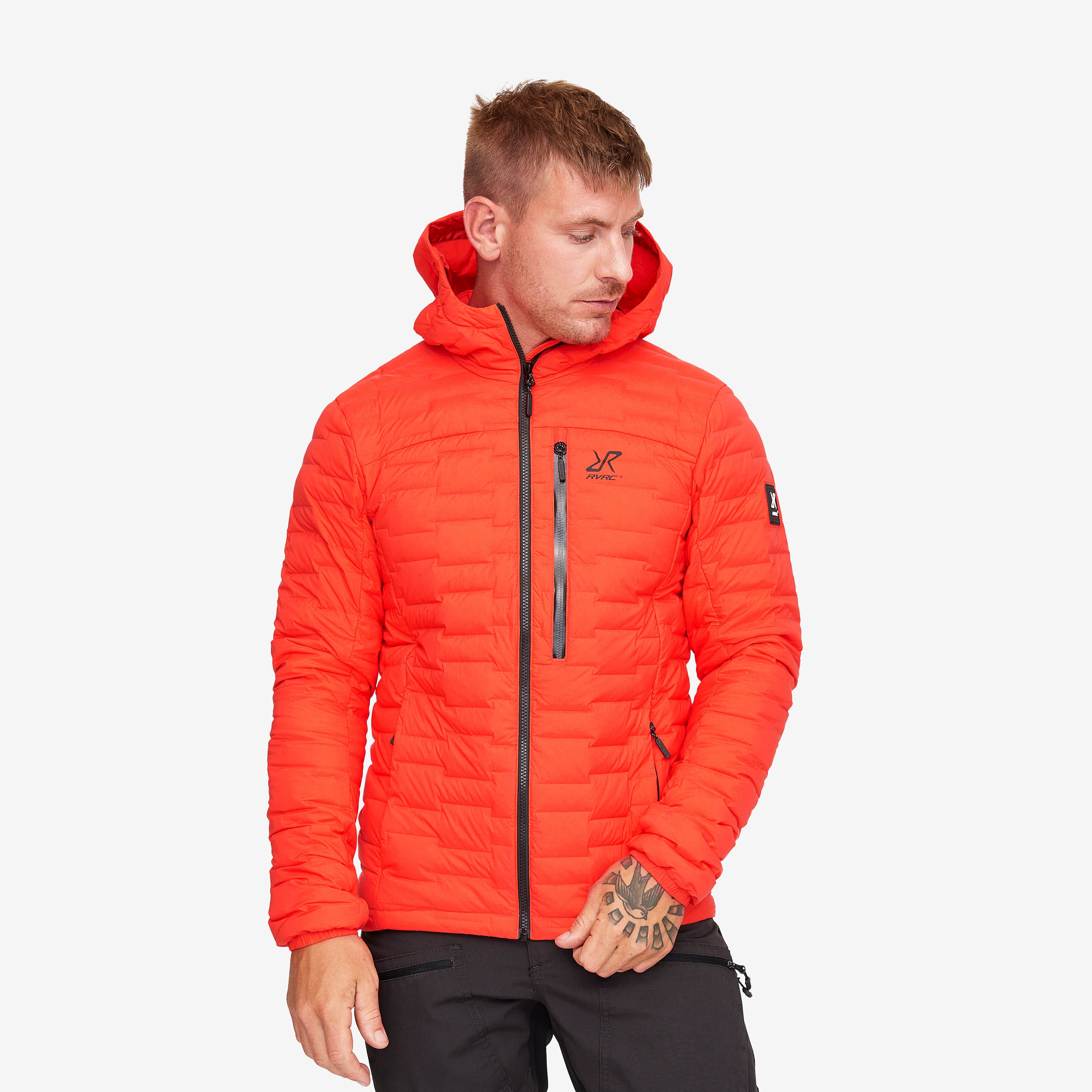 Flex Down Jacket Homme Mandarin Red