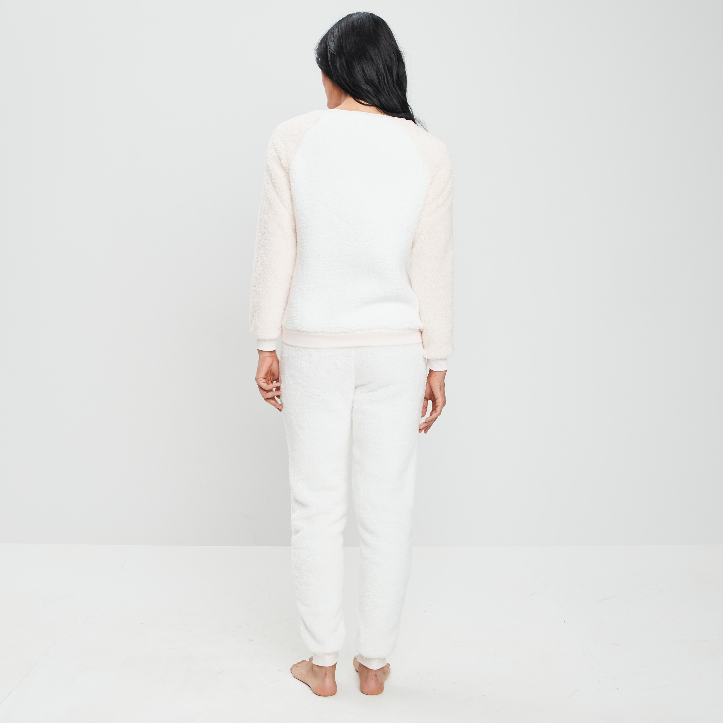 Ensemble pyjama 2 pièces rose clair femme | La Halle