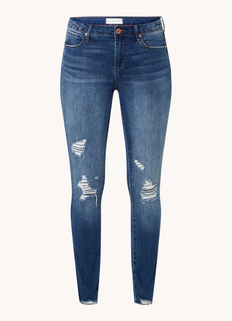Articles Of Society Sarah mid waist skinny jeans with destroyed finish