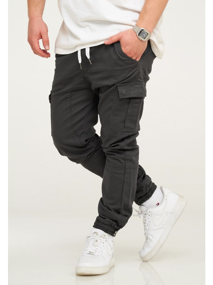 SOULSTAR Cargohose - MPQUITO Jogger-Hose Jeanshose Stoffhose in Dunkelgrau günstig kaufen