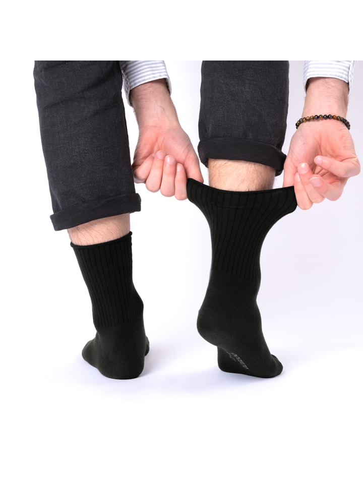 Occulto 10er Pack Diabetikersocken Velano in Schwarz günstig kaufen