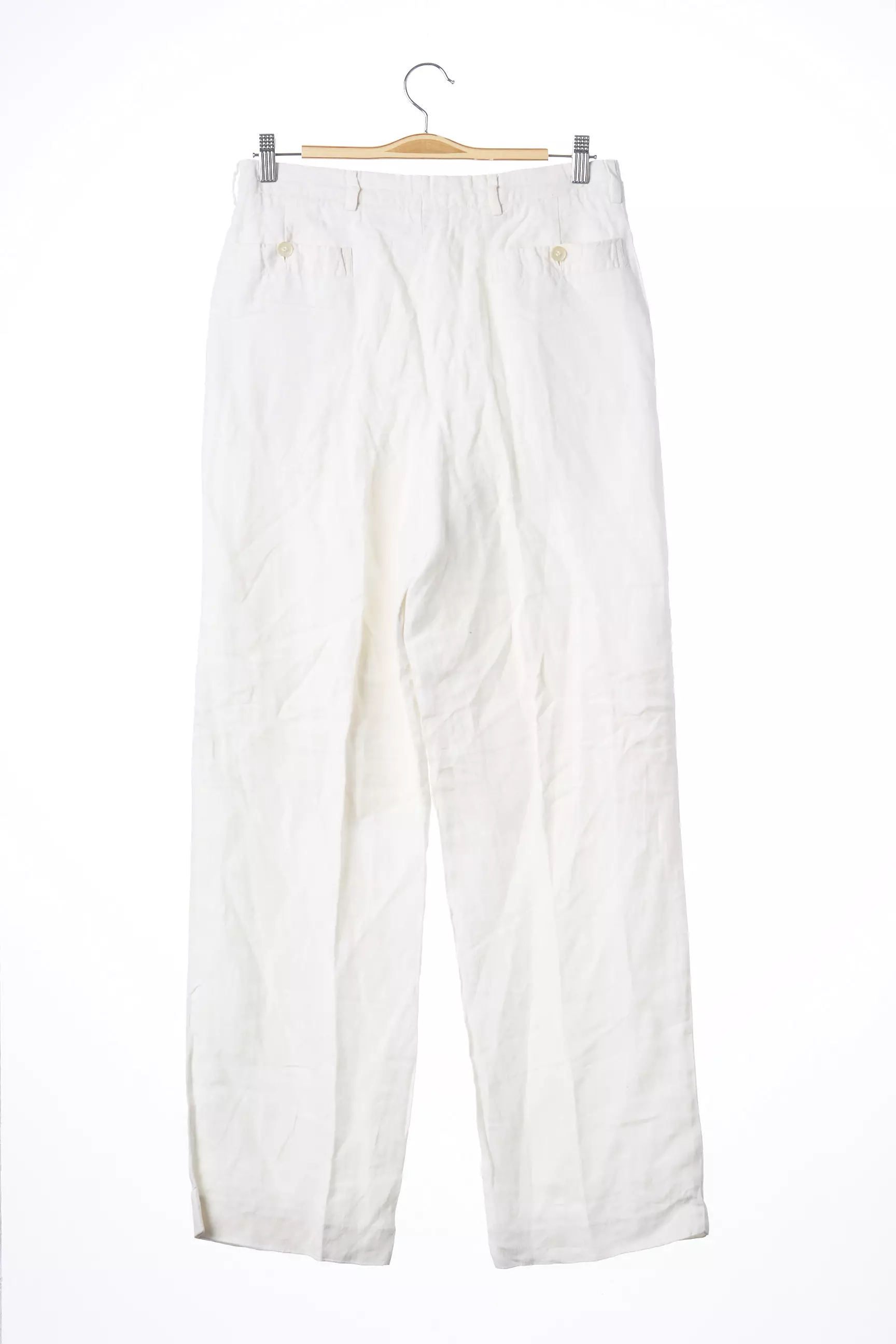Armani Pantalons Larges Femme couleur blanc