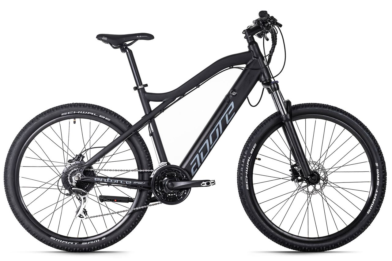 Adore Alu MTB Pedelec 27,5'' Adore Enforce E-Bike schwarz 250 Watt Li-Ion 36V/14 Ah/504 Wh 24 Gänge