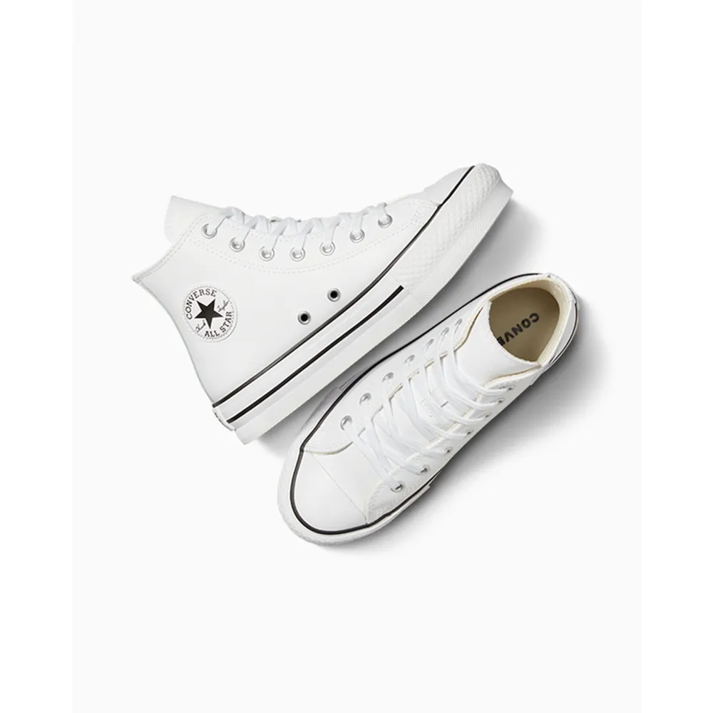 Converse Chuck Taylor All Star Lift Platform Leather A01016C / schwarz