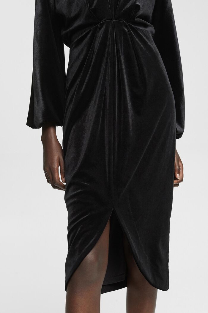 Midikleid aus Samt