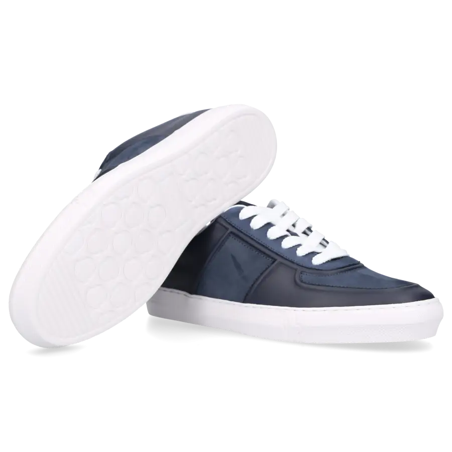 Moncler - Sneaker low NEW YORK Kalbsleder - blau