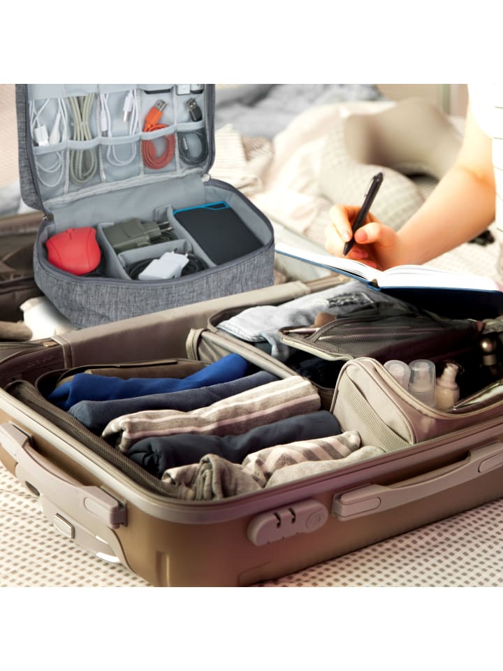 relaxdays Kabeltasche Organizer günstig kaufen onesize