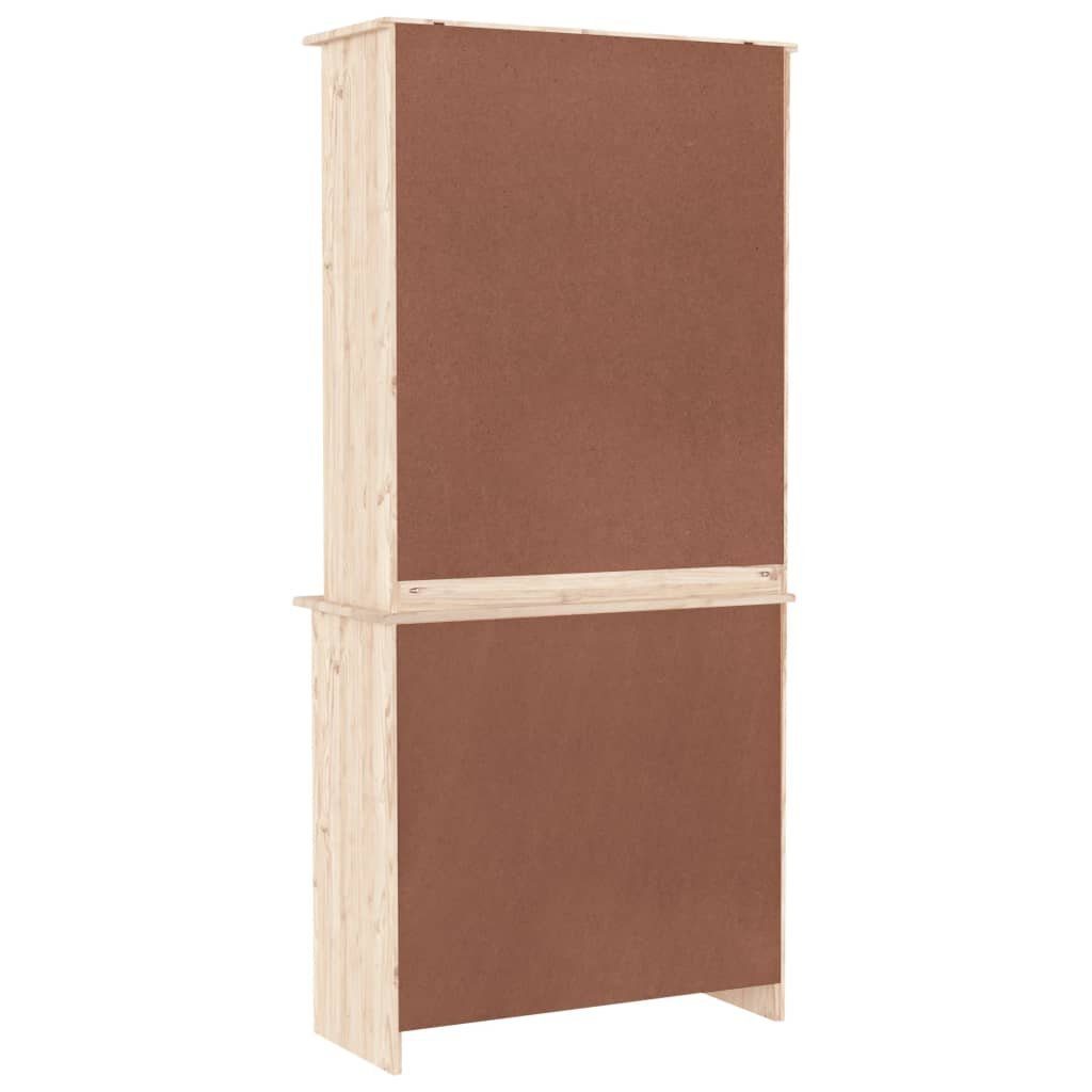 vidaXL Sideboard Highboard ALTA 77x35x165 cm Massivholz Kiefer (1 St)