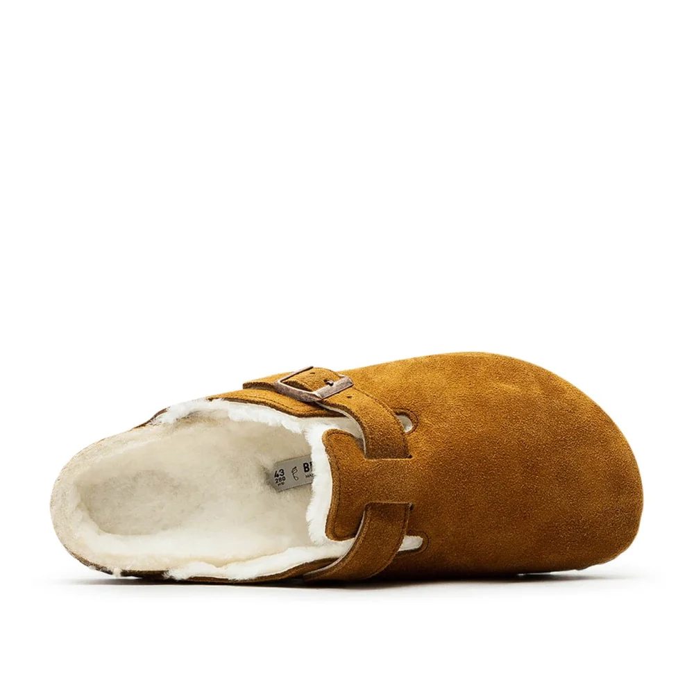 Birkenstock Boston VL Shearling 1001140 / braun