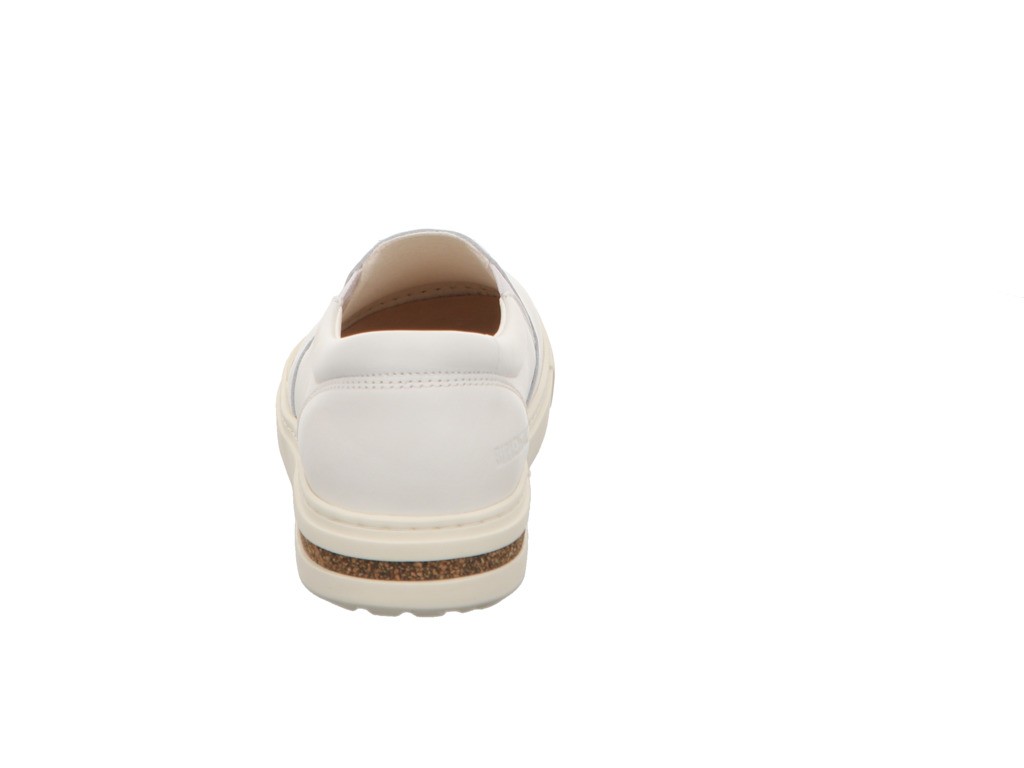BIRKENSTOCK Sportliche Slipper weiss OSWEGO NATURAL LEATHER