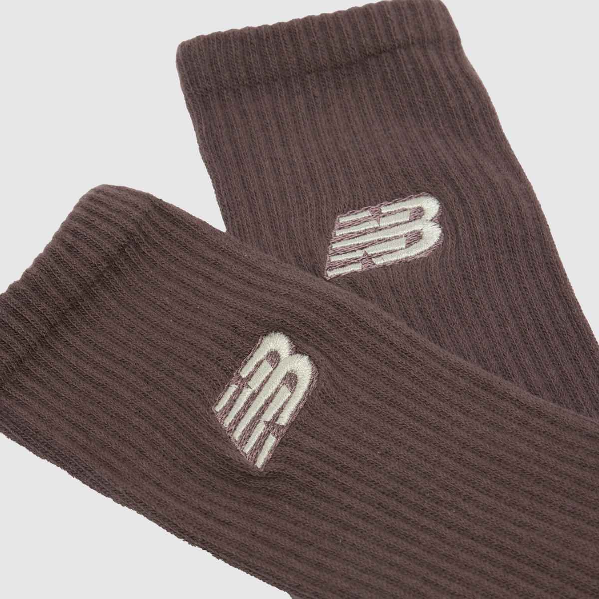 New Balance flerfärgade strumpor med logotyp mitt på vaden, 3-pack