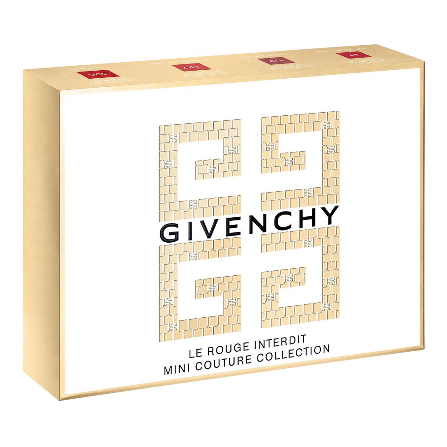 Givenchy LE ROUGE INTERDIT Coffret Couture Collection Quatuor - Mini Rouge Intense Silk 4x1.5gr