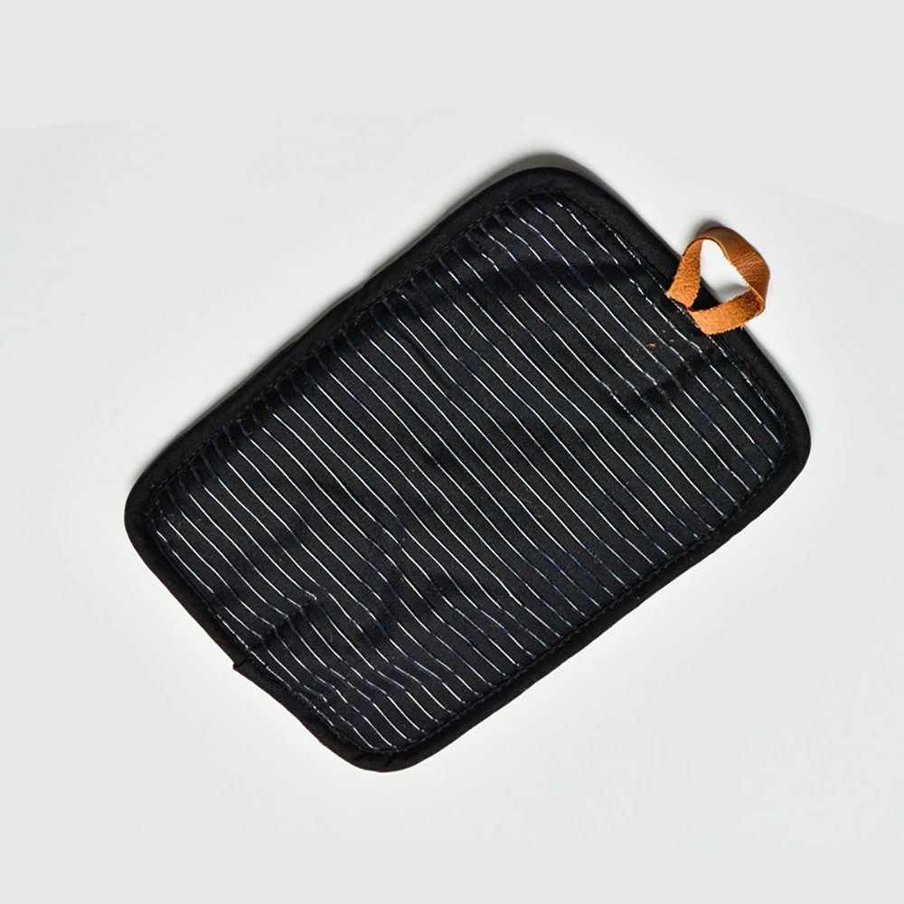 Wunderwelt Topflappen Ofenhandschuhe Hitzebeständige Topflappen Set, (Backhandschuhe Kochhandschuhe Hitzebeständige, 1-tlg., Topfhandschuhe 4er Set), Mini-Topfhandschuhe Gestreift zum Kochen & Backen