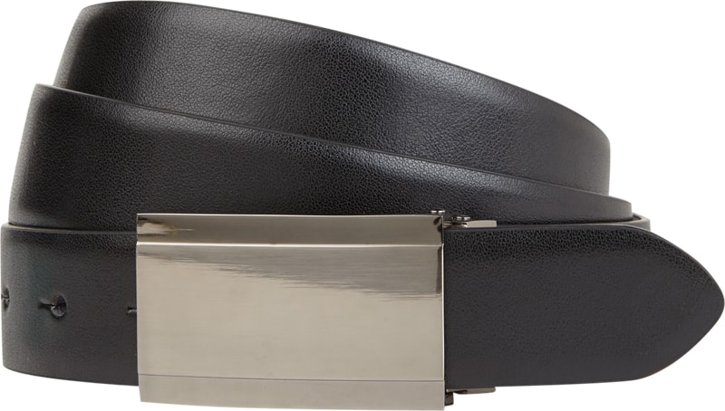 Gürtel mit Pinschließe in schwarz