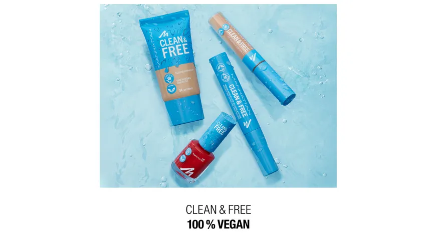 MANHATTAN COSMETICS Nagellack Clean & Free 169 - Sapphire Soar / Desert Bluebell