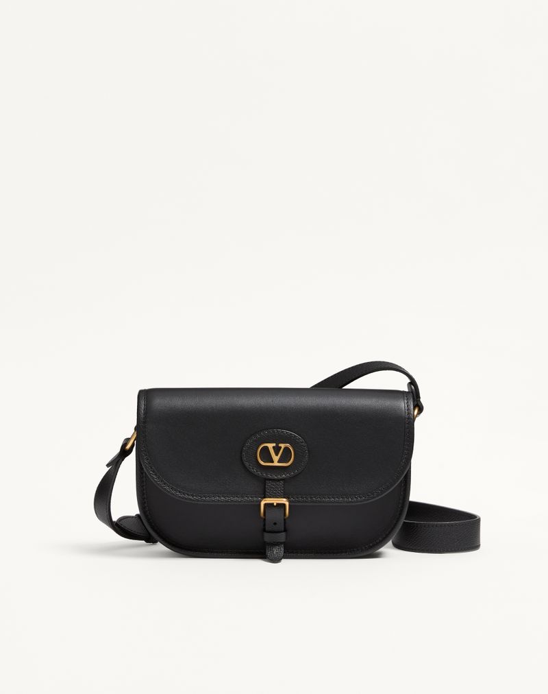 Bolsa de ombro pequena Valentino Garavani Antibes em couro de bezerro