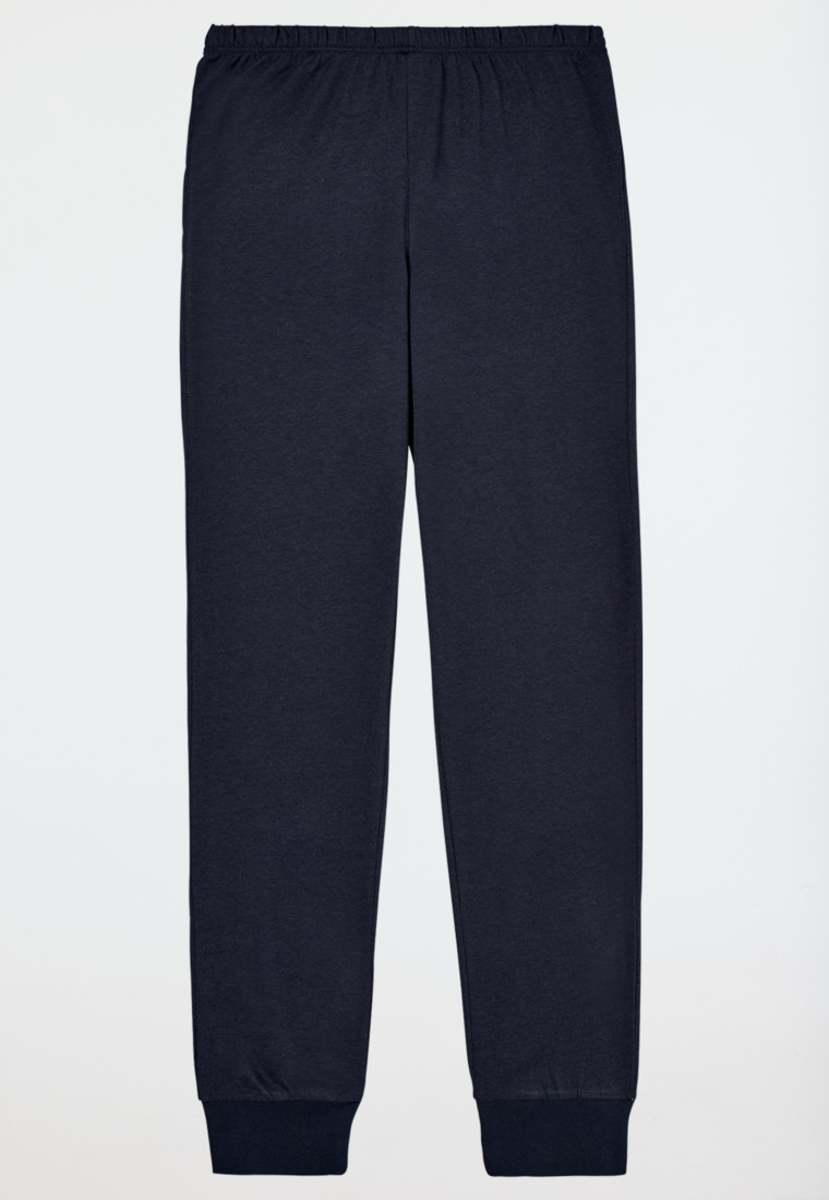 Schlafanzug lang nachtblau - Nightwear
