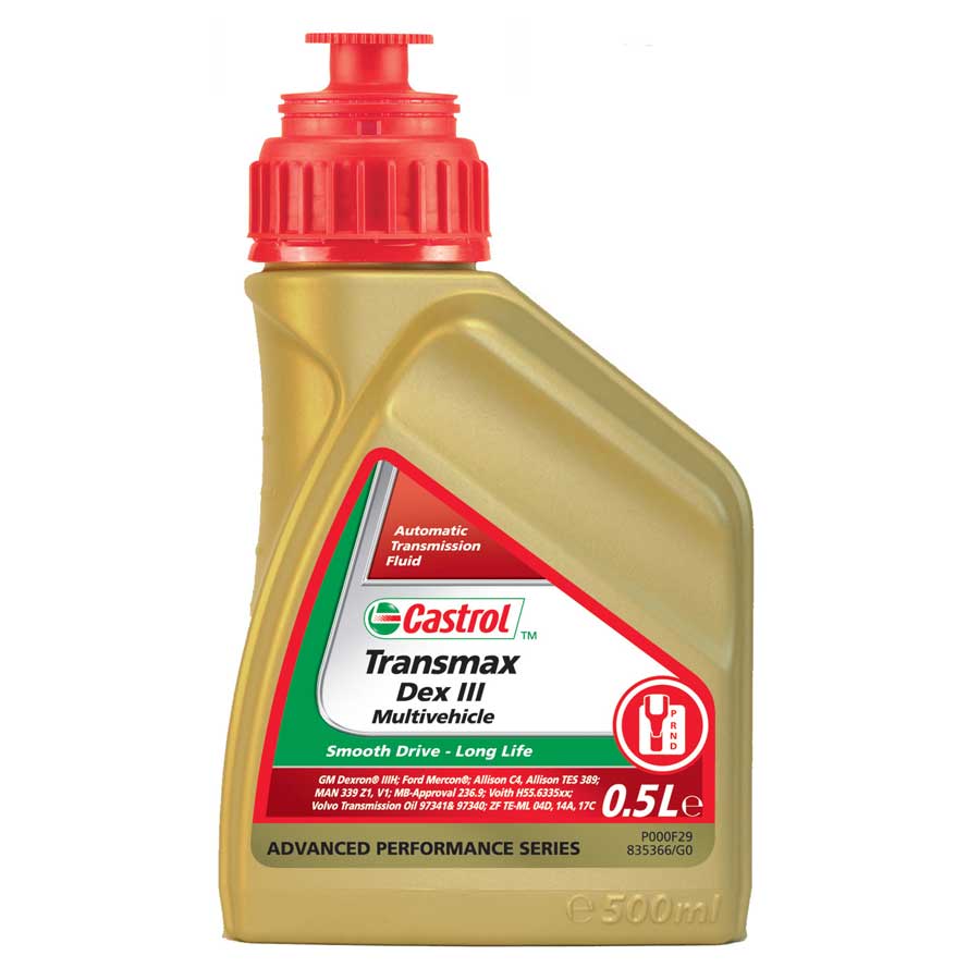 Castrol Transmax Dex III Multivehicle, Automatikgetriebeöl, 0,5 Liter - ATU