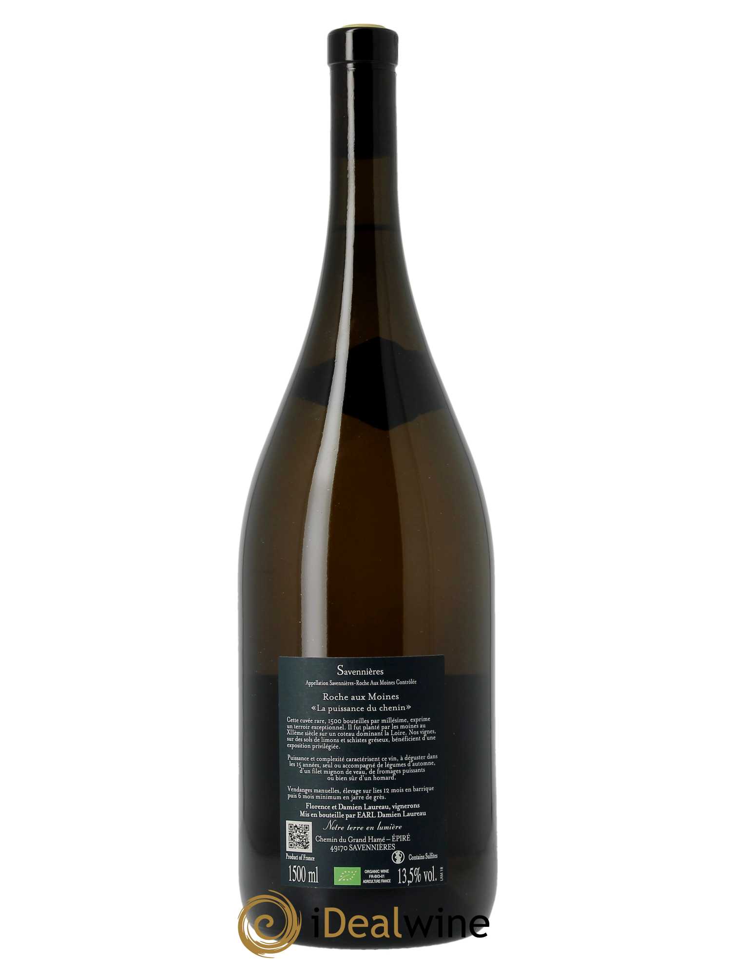 Savennières Roche aux Moines Domaine Laureau  2019 - Lot de 1 Magnum