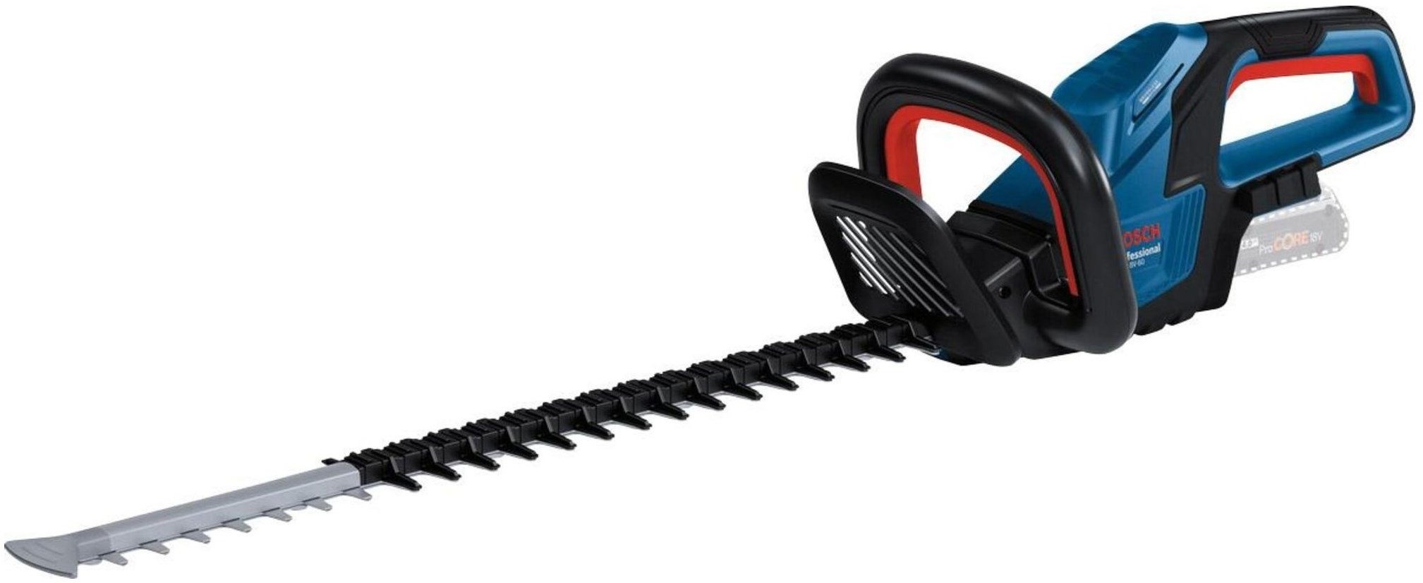 Taille-haie sans fil professionnel Bosch Blue 06008C9500 GHE 18V-50 (batteries et chargeur non inclus).