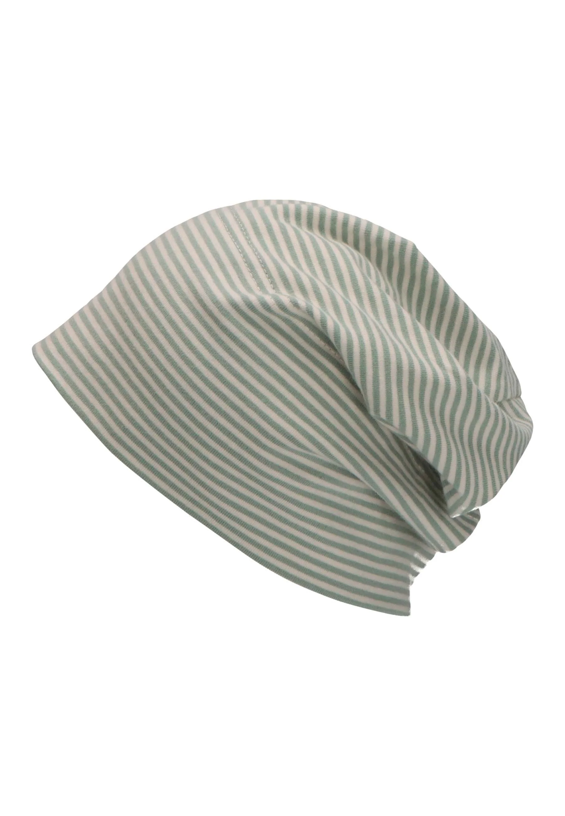 GOTS Slouch-Beanie aus Jersey (Bio) mit Ringel